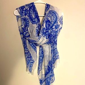 Royal Blue Sheek Scarf